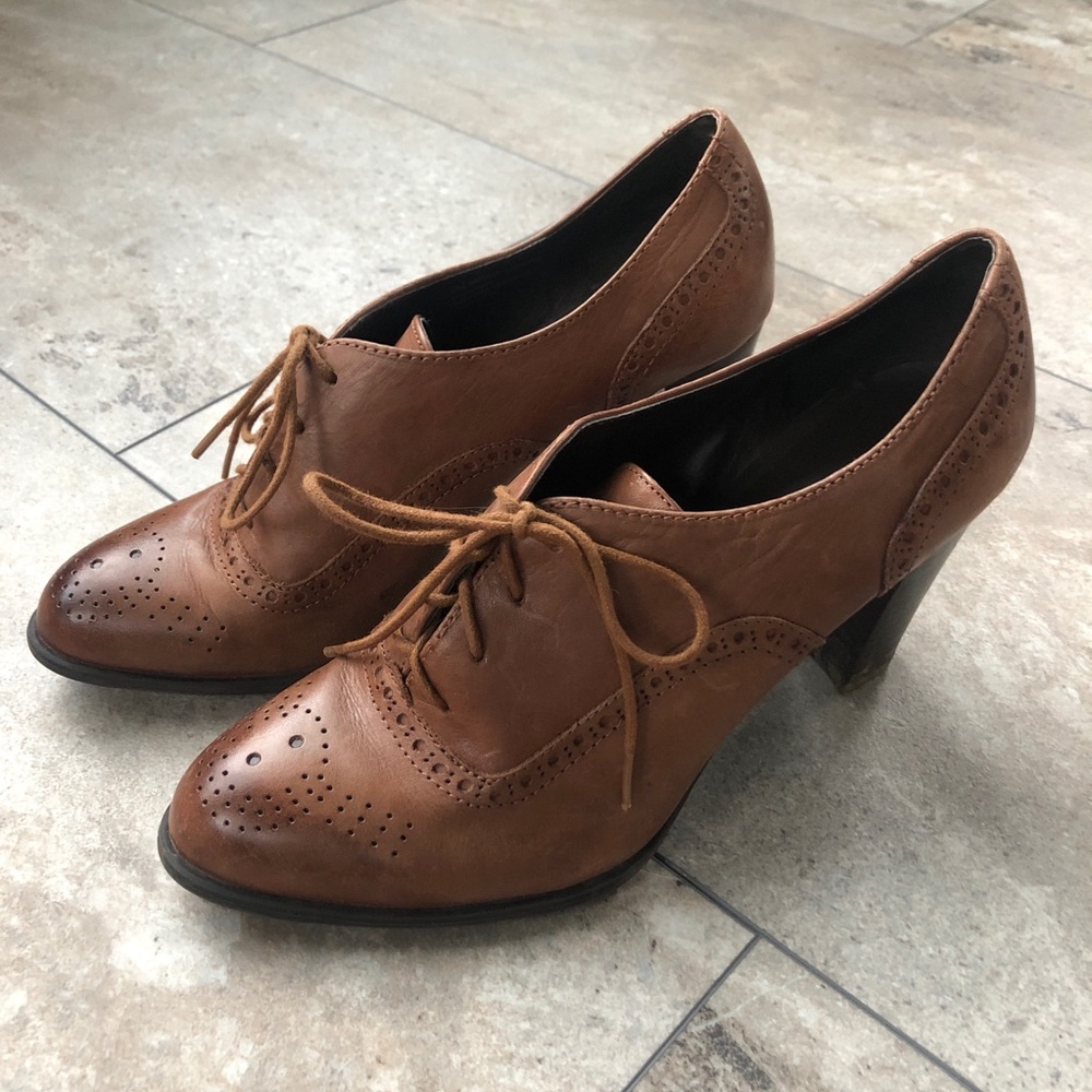 Leather loafer bootie